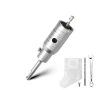 40 mm hollow drill bit set with SDS plus adapter 110 mm and pilot drill 8 x 110 mm, drill bit socket for masonry and concrete