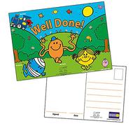 40 Mr. Men and Little Miss Award Praise Teachers Reward Postcards A6 Primary Teaching Services