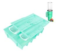 40 OZ Cup Ice Mold Silicone Ice Cube Tray Firm Easy to Use Reusable Cup Icing Maker Tool Cylinder Versatile for Chilling Drinks,Coffee,Juice,Whiskey(Green)