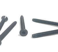 40 Pack 1/4-20 x 1.5 Inch Pre Oiled Corrosion Resistant Thread Cutting Trailer Deck Floor Board Screws Cargo Wood to Metal Self Tapping