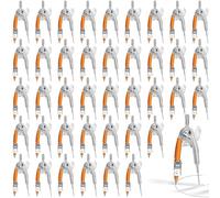 40 Pack Adjustable Pencil Marking Compass Circle, 6 Inch Scribe Tool, for Drawing Circles, Woodworking, Metalworking, and Leather Work