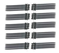 40 Pack Cable Tie Wraps, Black Nylon Cable Ties, 8 x 145 mm, Heavy Duty Self Locking Zip Ties for Home Office Garage and Workshop