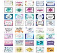 40 Pack Christian Cards with Bible Verse, Assorted 40 Scripture for Sunday School, Inspirational Gifts for Women and Kids (7.6 x 5 cm)