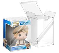 40 Pack Clear Display Case for Figures, Protective Figure Display Case Compatible with 4" Pop Figures, Display Cases for Collectibles Protect from Dust, Moisture, UV