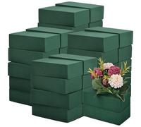 40 Pack Floral Foam Blocks 14x8x4.5cm Wet & Dry Florist Foam Bricks, Phenolic Plastic Green Blocks for Fresh and Artificial Flower Arrangements, Weddings, Funerals & DIY Floral Arts