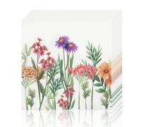 40 Pack Floral Napkins | Pretty Floral Paper Napkins Table Decorations Paper Tissues for Brithday Party Decorations (Leaf Floral)