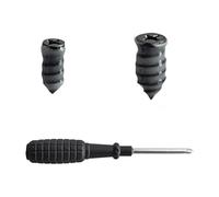40-Pack Heavy-Duty Tire Repair Kit - 20 Small & 20 Large Spiral Rubber Plugs with Screwdriver, Emergency Puncture Repair for Car, Motorcycle, Truck, Bike Tires (20S+20L),Tyre Puncture Repair Kit for A
