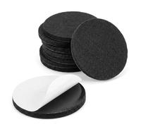 40 Pack Invisible Plant Pot Feet, Black Non-Slip Flower Pot Risers with Self-Adhesive Pads, Durable Planter Feet for Improved Drainage, Ideal for Indoor and Garden Medium to Large Plant Pots