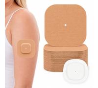 40 Pack Medtronic Simplera Sync Compatible CGM Sensor Patches | Waterproof＆Sweatproof, Skin-friendly＆Breathable, Latex-free, Strong Adhesion, Self-adhesive, Lasts up to 15 Days (Beige)