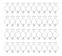40 Pack Office Supply Ceiling Hooks F2 Metal Automatic Rebound Hook for Hanging a Sign from Suspended Tile, Grid, Drop, Ceilings