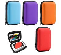 40 Pack Playing Cards Boxes, Solid Color Playing Card Box with Zipper, Robust Waterproof Playing Cards Case, Dustproof Playing Cards Storage for Card Games, Cards Collection, Not Including Cards