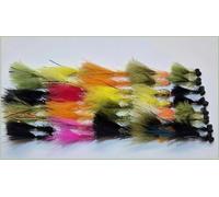 40 Pack Ultimate Flash Damsels, Size 10, fly fishing