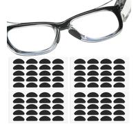 40 Pairs Glasses Nose Pads Silicone, Anti Slip Nose Pads for Glasses | Spectacle Nose Pads, Replacement Silicone Nose Pads for Glasses Eyeglasses Stick On, Non Slip, Black