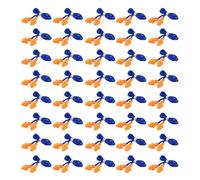 40 Pairs Silicone Ear Plugs, Reusable Corded Ear Plugs with String Banded, Anti Loss Earplugs for Sleep Noise Cancelling and Hearing Protection (Blue, One Size)