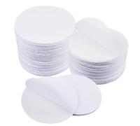 40 Pairs Velcro Dots 5 cm Velcro Tape Self Adhesive Hook and Loop Tape | Heavy Duty Round Sticky Pads, Sticky Dots Double-Sided for Crafts on Paper, Plastic, Glass, Metal (White)