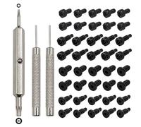 40 Pcs 10 Set T6 T15 Ring Doorbell Screws Replacement + Doorbell Screwdriver + 2 Pcs Doorbell Key, Doorbell Security Screw, Spare Camera Screws for Battery Change&WiFi Password Reset Fit Most Doorbell