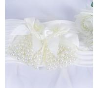 40 PCS 3.6"x4.7"(9x12cm) Premium Sheer Organza Bags Beige Wedding Favor Bags Jewelry Gift Bags for Party Christmas Festival