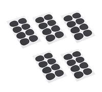 40 Pcs Alto Tenor Saxophone Mouthpiece Patch Pad Rubber Cushions | Rubber material,black color,40 pieces,reduce vibration,protect teeth,prevent tooth marks,fit alto tenor saxophone