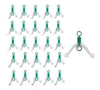 40 Pcs Anti-Separator High-elastic Splitter Double-hook Ready Durable Fishing Connector Reduces Line Tangling Increases Catch Rate Suitable for Big Fish Long-term Use (Green s)