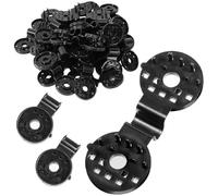 40 PCS Awning Fabric Heavy Duty Locking Clip,Shade Cloth Plastic Clips Heavy Duty Lock Grip,Reusable Lock Grip for Sunshade Net,Windproof Garden Shade Net Clip,Round Plastic Clips for Sun Shade Net