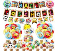 40 Pcs Back To School Balloon, Kickoff Party Decoration Kit, 2025 Back to School Welcome Party Balloons,back to school foil balloons