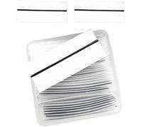 40 Pcs Black of Self-Adhesive False Eyelash Strips, Waterproof Adhesive Strips for False Eyelashes, Eyelash Glue Replacement, Ideal Method for Attaching False Eyelashes