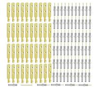 40 PCS Brass J Picture Hooks Heavy Duty Mirror Fixings Mirror Hanging Kit Heavy Duty with Screws and Wall Plugs Picture Fixings for Plasterboard Wood Dry Walls Hardwall