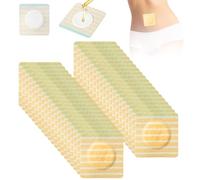 40 Pcs Castor Oil Patches for Belly Button Self-Adhesive Castor Oil Packs Spunlace Cloth Highly Absorbent Pad