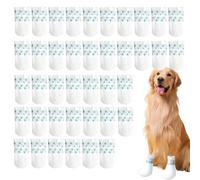 40 Pcs Dog Boots For Injured Paws Waterproof, Dog Bandages For Paws, Dog Paw Protectors, Dog Socks Paws Stop Licking, For Injured Paws Stop Licking Pet Paw Protectors Dog Shoes (M)
