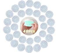40 PCS Dxmimer Smoke Detector Cover Fire Alarm Cover, Thickened Elastic Plastic Reusable Smoke Alarm Dust Paint Cover for Home Cooking or Baking (White)