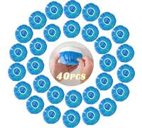 40 PCS Dxmimer Smoke Detector Cover Fire Alarm Cover, Thickened Elastic Plastic Reusable Smoke Alarm Dust Paint Cover for Home Cooking or Baking (Blue)