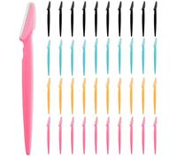 40 Pcs Eyebrow Razor Dermaplaning Tool for Women and Men, PLULON Face Razors Eyebrow Trimmer Facial Hair Remover Face Shaver for Women Smooth Skin