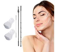 40 Pcs Face Lift Tape invisible with 3 Fixed Ropes,Face Tape Lifting Invisibles,Face Tape for Wrinkles,Band Adhesive Elastic Sticker Tapes,Ultra Care Elasticity Facial Firming,for Lift Sagging Skin