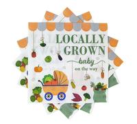 40 Pcs Farmer Market Napkins Fruit Vegetables Theme Napkins Locally Grown Baby Shower Decorations Disposable Paper Dinner Napkin Welcome Baby Gender Reveal Party Supplies Decor 6.5"