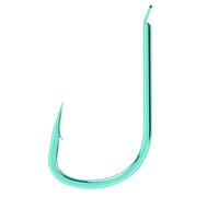 40 Pcs Fishing Hooks Alloy Semi-Barbed Fish Hooks,Flat-Forged Big Worm Hooks 110C Steel Barbed Hook for Silver Carp And Bighead Carp(#5,Hook Length 18.6mm)