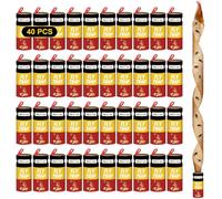 40 PCS Fly Trap Fly Paper Fruit Fly Trap Catcher for Indoor