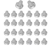 40 pcs Glass Top Table Bumpers with Stem, Clear Rubber Grippers, Patio Table Spacers for Patio Cabinet Door Furniture (Clear, 1/4 Inch)