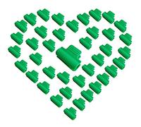 40 Pcs Greenhouse Clamp Garden Hoops Clips for Netting Garden Net Clips Film Row Cover Netting Tunnel Hoop Shed Film Clip Shading Net Rod Clips Film Buckles (11mm)