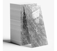 40 Pcs Grey Self Adhesive Wall Tiles 60CMX30CM PVC Bathroom Walls Tile Adhesive for Kitchen Backsplash Showerwall Laundry Waterproof Oil-Proof Rent Friendly