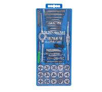 40 pcs Hardened Metric Tap & Die Set Screw Thread Taper Hand Tools for Various Tapping Alloy Steel