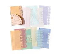 40 Pcs Hollow Lace At The Base Paper Creativity Decorative Hand Account Diary Album Scrapbooking Material(Color 3)
