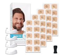 40 PCS Intake Breathing Nose Magnets with 4 Nose Clips and 1 Magnetic Pick-Up,Sleep Aid Magnetic Nasal Strips,Long-Lasting Anti-Snoring Magnetic Nose Strip,Reduce Snoring