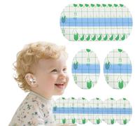 40 Pcs Kids Waterproof Ear Covers, Adhesive Ear Stickers for Swimming & Bathing, Water-Resistant Protection Protectors for Children, Disposable Shower & Bathing Covers with Skin-Safe Adhesive