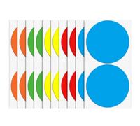 40 Pcs Large 5 Color Sticky Labels 100 X 100 mm Plain Stickers Stick on Labels Self Adhesive Packing Matte White for Printing Office Kitchen Supermarket and Laboratory Storage Boxes (Classic 5-Color)