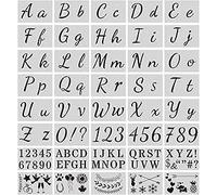 40 Pcs Letter Stencilsand Number Stencils,Reusable Large Small Alphabet Templates Number Stencils,for DIY Wall Painting, Painting and Decoration,This is a Good Gift Choice.