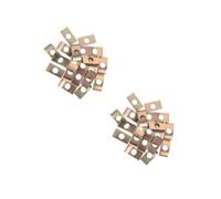 40 Pcs M8 Metal Half Moon Washer Spacer for Furniture Assembly | Rustproof, Corrosion Resistant Finish, Easy Installation, Table Fastener and Railing Connector Use