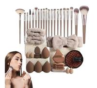 40 PCS Makeup Brushes and Sponges Puffs Set, Multi-functional Make up Brush Set with Face Wash Tools Multi Tools Accessories Professional Make Up Kit