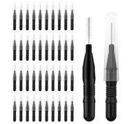 40 Pcs Micro Eyebrow Brushes with Cap,Disposable Eyelash Brow Lamination Brush 360° Bendable Mascara Wand for Lash Cosmetic Tools,Eyelashes Extensions,Tooth Cleaning Professional Tool for Women,Men