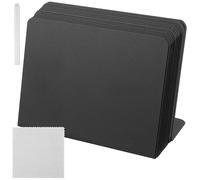 40 PCS Mini Chalkboard Signs - Food Signs for Party Buffet - Price Tags Reserved Message Board, Labels for Display Food Pricet Tables School Party Birthday Restaurant,Easy to Write Wipe Out(100x75 mm)