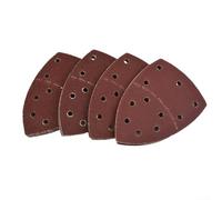 40 Pcs Mouse-Sander Pads - 140X100m Triangle Sanding Pads - Grits 60/80/120/240 - Sanding Paper Detail Sandpaper Sheets - For Grinding And Polishing Wood Metal
